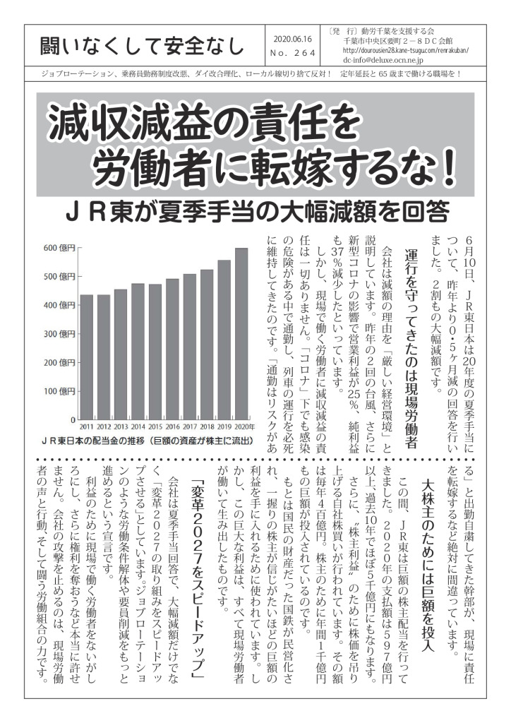 闘いなくして安全なし264号